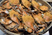 Hot Seamed Crabs